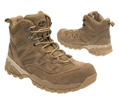 Трекінгове взуття Mil-Tec 45 розмір для зимових походів антиковзке з амортизацією і гарним зчепленням Койот