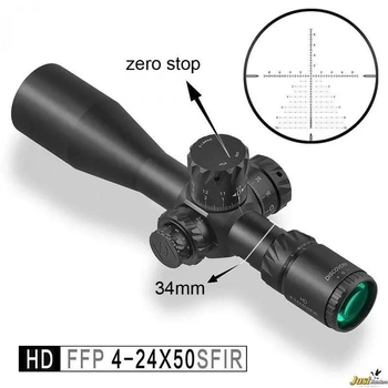 Оптичний приціл DISCOVERY OPTICS HD 4-24X50SFIR FFP