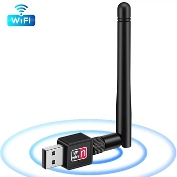 USB Wi-Fi адаптер IEEE 802.11n для подключения ПК, ноутбуков, Т2 приставок к беспроводной сети, передача до 150 Мб/с