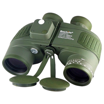 Бінокль із далекомірною сіткою BOSHILE 10X50 Military floating/compass/reticle морський