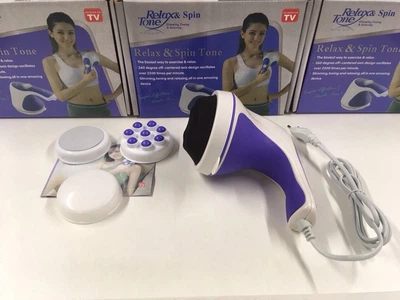 Масажер для тіла Білий Relax and Spin Tone H0238 Релакс (IS33)