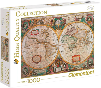 Puzzle Clementoni Starożytna mapa 1000 elementów (PCL-31229)
