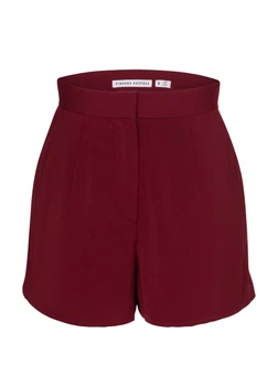Женские бордовые короткие шорты Finders Keepers S Fk00022