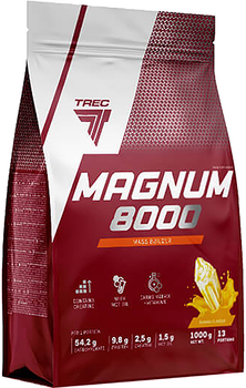 Gainer Trec Nutrition MAGNUM 8000 1000 g Banan (5901828345470)