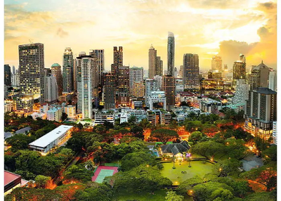 Puzzle Trefl Zachód słońca w Bangkoku, 3000 elementów (33060)