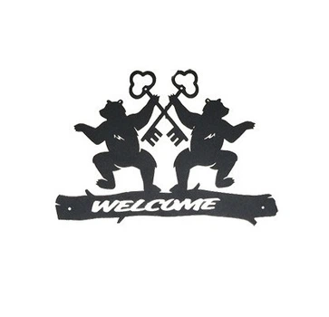 Вывеска металлическая В-8 Welcome 435х300мм