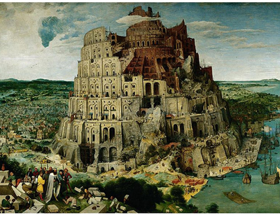 Puzzle Ravensburger Wieża Babel Peter Bruegel 5000 elementów (17423)