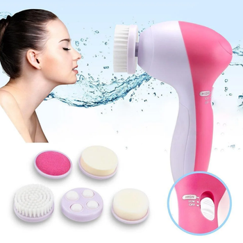 Массажер для лица Beauty Care Massager 5 в 1 компактный с 5 насадками