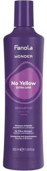Шампунь антижелтый для волос Fanola Wonder No Yellow Extra Care Shampoo 350 мл