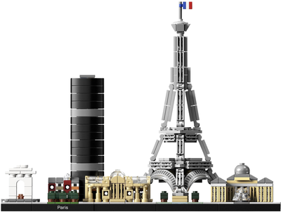 Zestaw klocków LEGO Architecture Paryż 649 elementów (21044)