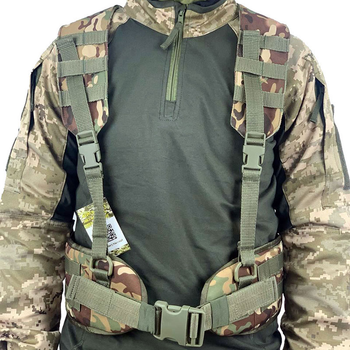 Ремінно-плечова система (РПС) Military Manufactury Cordura мультикам 218