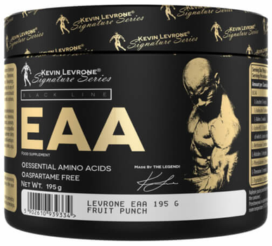 Kompleks aminokwasów dla sportowców Kevin Levrone EAA 195 g Jar Fruit Punch (5901764788379)