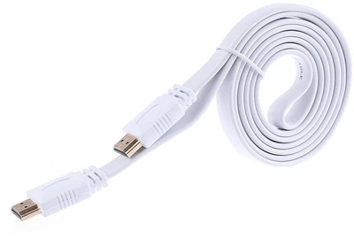 Кабель Value HDMI v1.4 4K 60Hz плоский Белый 1.5 м (S0547)