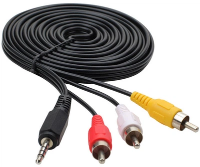 Кабель Value Jack на 3 RCA M/F длина 3.0 м (S0496)