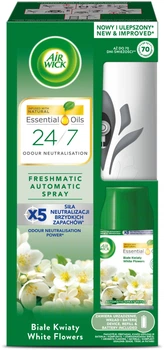 Автоматичний аерозольний освіжувач повітря Air Wick Freshmatic Райські квіти (5900627073591)