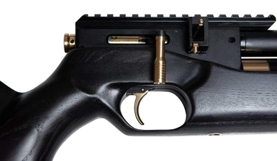 Пневматична гвинтівка (РСР) Zbroia Хортиця 550/230 калібр 4.5 мм Чорний (Z26.2.4.137)
