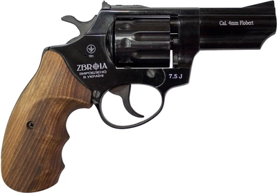 Револьвер флобера Zbroia Profi-3" Чорний / Дерево (Z20.7.1.005)