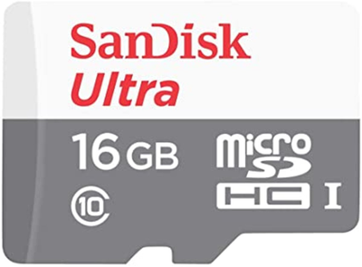 microSDHC (UHS-1) SanDisk Ultra 16Gb class 10 (80Mb/s)
