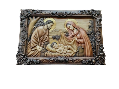 Икона из дерева Faini Crafts Святая Семья (1) 47х31 см