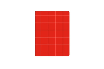 Блокнот nuuna Break The Grid Red 165х220мм 120г 176стр
