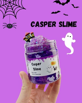 Слайм "Casper slime" клеар слайм в стиле Хеллоуин, 150 мл