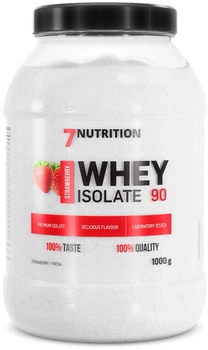 Odżywki białkowe 7Nutrition Whey Isolate 90 1000 g Jar Strawberry (5903111089894)