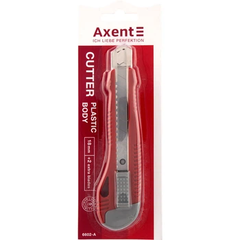 Нож канцелярский большой 18мм. Axent 6602-A