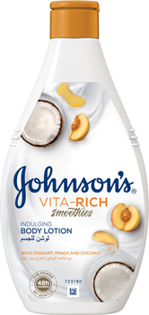 Лосьон для тела Johnson's Vita-Rich Расслабляющий с йогуртом, кокосом и экстрактом персика 400 мл (3574661385181/3574661385709 )