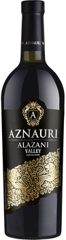 Вино Aznauri Алазанська долина червоне напівсолодке 0.75 л 9-13% (4820189290216)