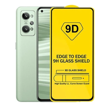 Защитное стекло TDG 9D для Realme GT Neo 3T черный Full Glue 0,26 мм