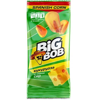Кукурудза BIG BOB зі смаком сиру 60г