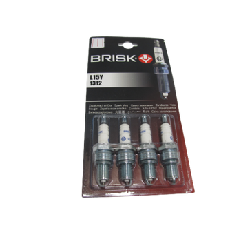 Свечи зажигания 4 шт BRISK CLASSIC ВАЗ 2101, 2102, 2103, 2104, 2105, 2106, 2107, 2108, 2109, 21099, 2110,,2121, Таврия 1102, 1103, 1105, Москвич 412, 2140, зазор 0.7 мм, под ключ 21 мм, комплект (46853)