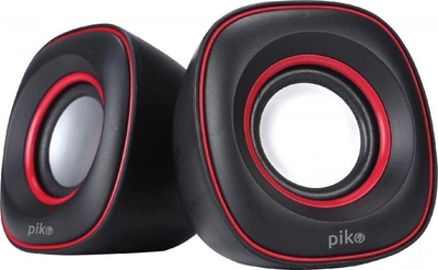 Колонка портативная Bluetooth Piko GS-202 Black/Red (1283126489457)