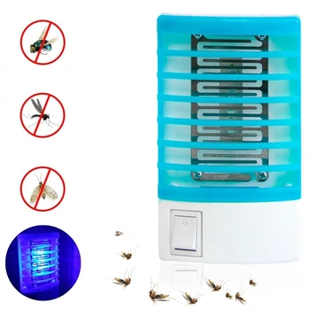 Знищувач комах "Mosquito small night lamp" 220В, антимоскітна лампа від комарів Блакитна (VS7006017-3)