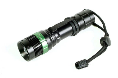 Фонарик с линзой аккумуляторный Police BL-8455 черный