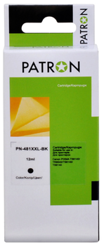 Картридж Patron совместимый с Canon CLI-481 XXL (1993C001AA) 12 мл, Black (PN-481XXL-BK)