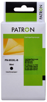 Картридж Patron совместимый с HP 953XL (L0S58AE/L0S70AE) 2000 стр, Black (PN-953XL-B)