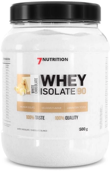 Odżywki białkowe 7Nutrition Whey Isolate 90 500 g Jar White Chocolate (5907222544082)