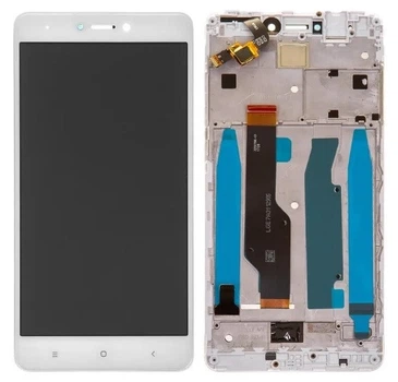 Дисплей High Copy для Xiaomi Redmi Note 4X з рамкою модуль в зборі з тачскріном, з рамкою, білий, HC