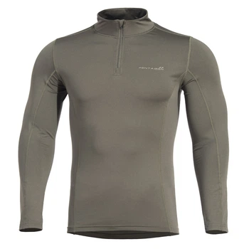 Зимова термобілизна пуловер Pentagon PINDOS 1/2 ZIP SHIRT K11013 Large, Wolf-Grey (Сірий)