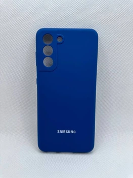 Чехол Silicone Cover Full для Samsung Galaxy S21 Синий