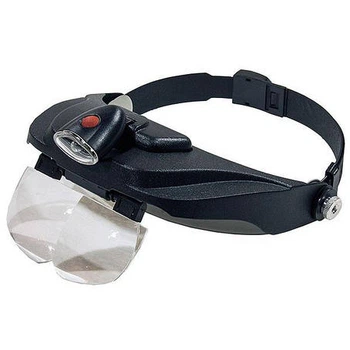 Бінокулярна лупа Magnifier 81001-F LED 1.2 x 3.5 x, бінокулярні окуляри, бінокуляр
