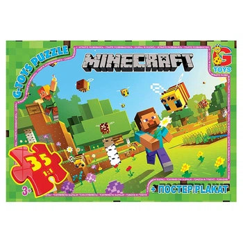 Пазли Майнкрафт + постер 35 ел Gtoys (MC788) (207753)