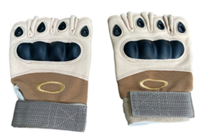 Безпальні рукавички похідні армійські мисливські захисні Бежевий XL (Kali)