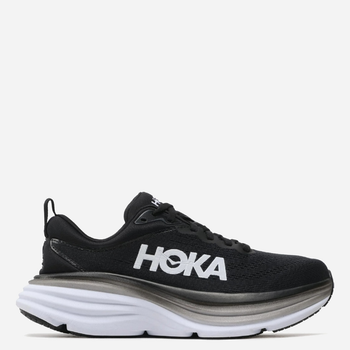 Жіночі кросівки для бігу HOKA ONE ONE Bondi 8 1127952-BWHT 37.5 (6US) 23 см Чорний/Білий (195719637637)