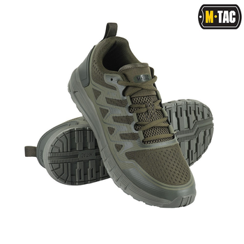 Мужские тактические кроссовки летние M-Tac размер 46 (30 см) Олива (Хаки) (Summer Sport Army Olive)