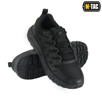 Чоловічі тактичні кросівки M-Tac розмір 43 (27,5 см) Чорний (Summer Sport Black