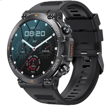 Смарт часы мужские UWatch с фитнес трекером K56 Черный (1012-445-00)