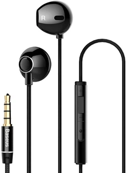Наушники TWS Baseus Enock H06 lateral in-ear Wire Earphone 3.5 mini-jack Black