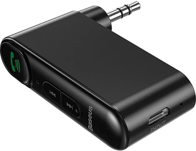 Bluetooth адаптер Baseus Qiyin AUX Car Bluetooth Receiver Black